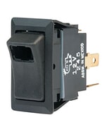 BEP Switch Rocker Off-On Single Pole 12V 1/4 in Terminal Blades Interchangeable Lens