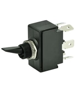 BEP Switch Toggle On-Off-On Double Pole 12V 1/4 in Terminal Blades