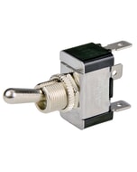 BEP Switch Toggle On-Off-On Single Pole 12V 1/4 in Terminal Blades