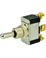BEP Switch Toggle (On)-Off-(On) Single Pole 12/24V #6-32 Terminal Screws