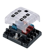 BEP Bus Bar 6X ATC Screw Terminals & 1X 5 mm Input Stud - Bulk Pack Qty 24