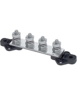 BEP Bus Bar Single 4X 6 mm Input Stud 150A NO Covers (BULK)