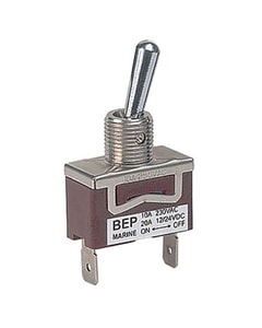 BEP Toggle Switch 20A On-On C/W N&P