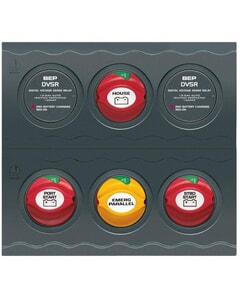 BEP Contour Connect Panel Twin Engine Three Battery Banks