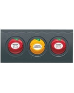BEP Contour Connect Panel 2x Battery Switches 1x Emergency Parallel Switch
