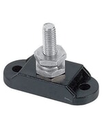 BEP Insulated Studs Single 1 x 6 mm Negative Black - Bulk Pack Qty 1