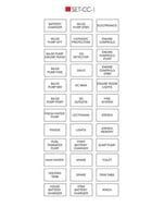 BEP Label Set For 800 Series Battery Management Panels - Set 1