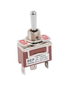 BEP Switch Toggle On-Off-On Single Pole 12V 10A