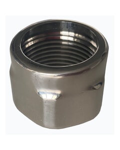 Glomex Stainless Steel 1In BSP Top Ferrule with O-Ring