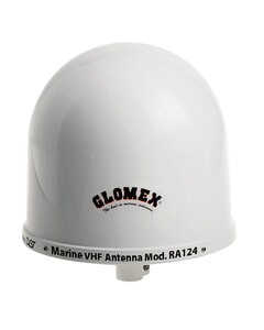 Glomex Vhf Antenna - 1 Db - 300 Mm (12’’) - Fiberglass - 9 M (30’) Cx - Universal Plastic Moun