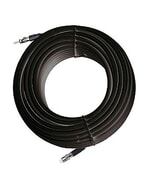 Glomex Rg62 Low Loss Steel Coaxial Cable - 93 Ohm - 6M (20') - Roll - Black - Pre-Installed Fme Conn