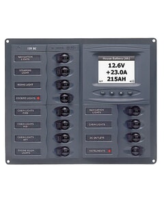 BEP DC Circuit Breaker Panels - 12 Circuits