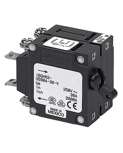 BEP Magnetic Circuit Breaker - 30 A - Double Pole Trip Coil Pole