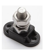 BEP Insulated Studs Single 1 x 8 mm Negative Black - Bulk Pack Qty 1