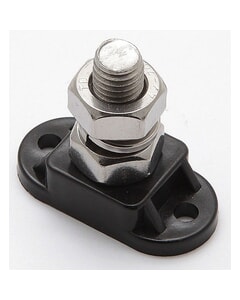 BEP Insulated Studs Single 1 x 8 mm Negative Black - Bulk Pack Qty 1