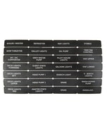 BEP Label Set For Circuit Breaker Panels - Set 9 - Bulk Pack Qty 5