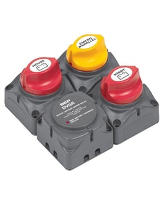 BEP Square Battery Distribution Cluster For Single Engine With Two Battery Banks
