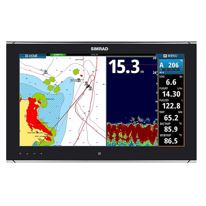 Simrad Engine Monitor Display Simrad MO19-T Touchscreen Monitor | Sealutions Marine
