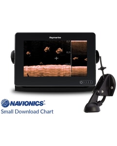 Raymarine Axiom 7DV with CPT-S Transducer & Navionics+ Small Download Chart
