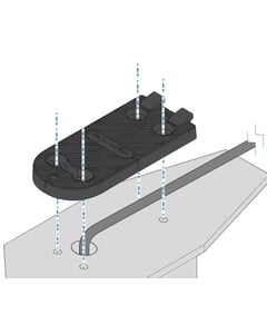 Raymarine Replacement Mounting Plate for RSW Wind