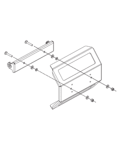 Humminbird IDMK H12 RD - In-Dash Mounting Kit HELIX 12 Models REINFORCED