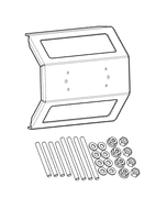 Humminbird IDMK S12R - In-Dash Mounting Kit SOLIX 12 Models REINFORCED