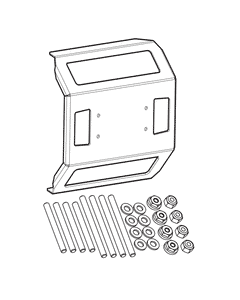 Humminbird IDMK S15R - In-Dash Mounting Kit SOLIX 15 Models REINFORCED