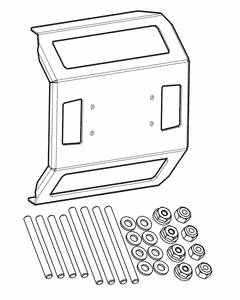 Humminbird IDMK S15R - In-Dash Mounting Kit SOLIX 15 Models REINFORCED