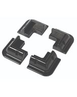 Solar Technology ABS Panel Corner Support Mounts - Black