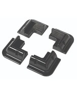 Solar Technology ABS Panel Corner Support Mounts - Black