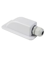 Solar Technology Waterproof Single Entry Gland - White