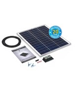 Solar Technology 45w Rigid Solar Panel Kit & 10Ah Charge Controller