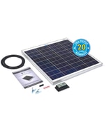 Solar Technology 60W Rigid Solar Panel Kit & 10Ah Charge Controller