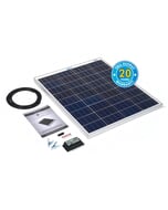 Solar Technology 80W Rigid Solar Panel Kit & 10Ah Charge Controller