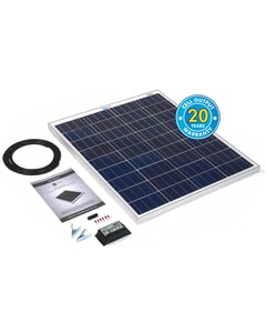Solar Technology 80W Rigid Solar Panel Kit & 10Ah Charge Controller