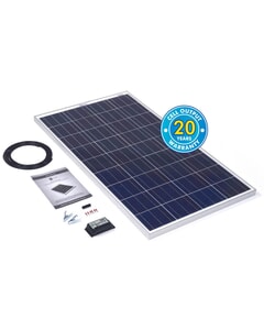 Solar Technology 120w Rigid Solar Panel Kit & 10Ah Charge Controller