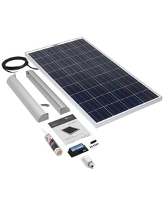Solar Technology 120W Rigid Solar Panel & Aero Brackets Kit