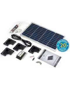 Solar Technology 30W Rigid Solar Panel & Corner Mounts Kit