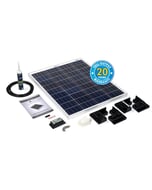 Solar Technology 60W Rigid Solar Panel & Corner Mounts Kit