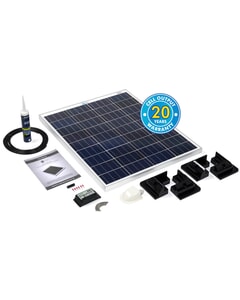 Solar Technology 60W Rigid Solar Panel & Corner Mounts Kit
