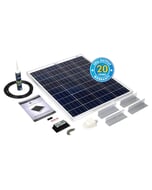 Solar Technology 80W Rigid Solar Panel & Universal Fitting Kit