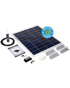 Solar Technology 80W Rigid Solar Panel & Universal Fitting Kit