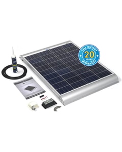 Solar Technology 80W Rigid Solar Panel & Aero Brackets Kit