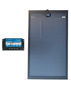 Solar Technology 100W SlimEdge Rigid MHD Solar Panel & 10A PMW