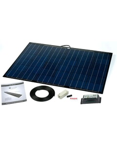 Solar Technology 100W Flexi Black Solar Panel & 10Ah Charge Controller