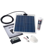 Solar Technology 20W Flexi Solar Panel & Roof/Deck Top Kit