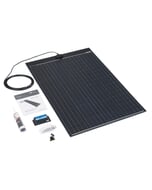 Solar Technology 125W Double ETFE Flexi Solar Panel Glue & 20A PWM