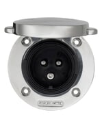 Victron Power Inlet 16A Shore Cable Stainless Steel with cover