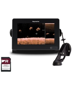 Raymarine Axiom 7DV with CPT-S Transom Mount Transducer & LightHouse 2 Download Chart