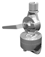 Shakespeare Ratchet mount stainless steel - 25/38mm Rails